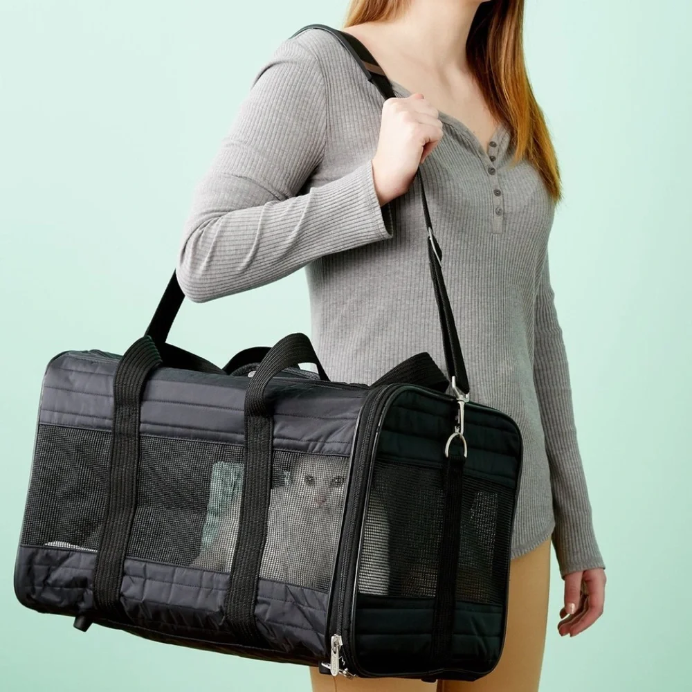 Pre Loved Sherpa Original Airline Approved Small Dog and Cat Carrier.